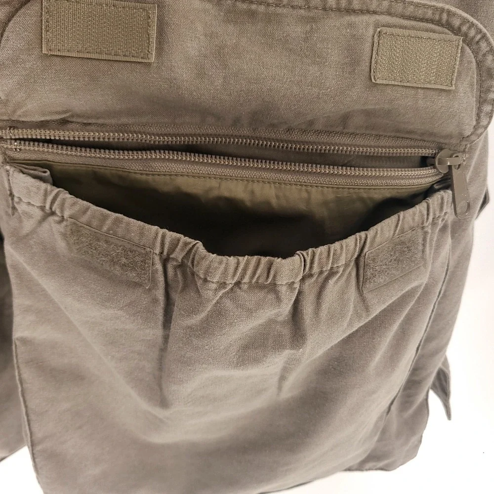 Domke PhoTOGS Mens Large Beige Multi Pocket Vest Photographer Safari Utility